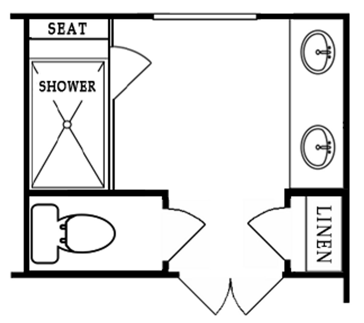 Second Floor Plan | Optional Venetian Owner's Bath