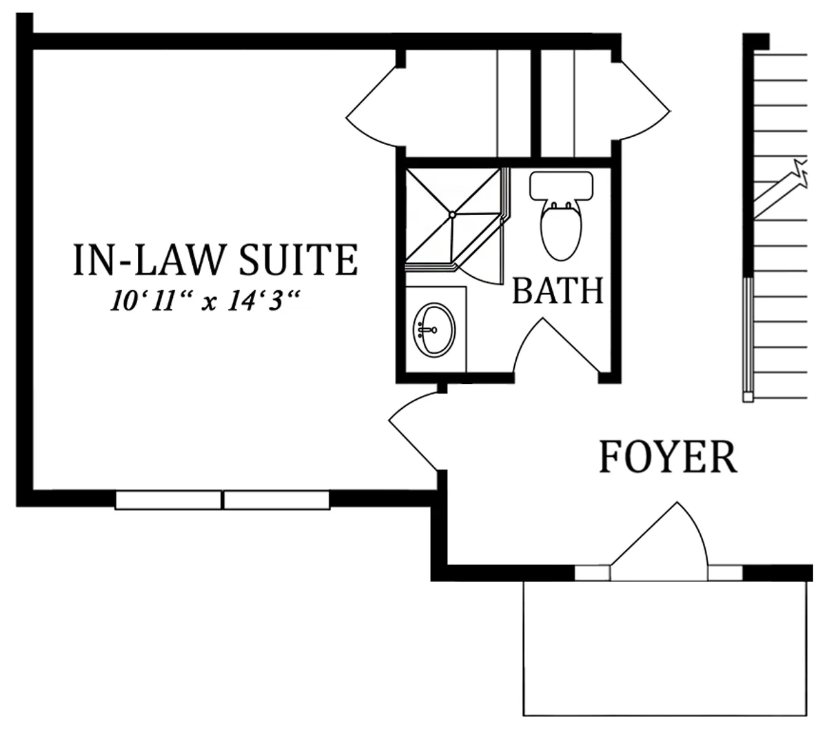 First Floor | Optional In-Law Suite - In Lieu of Choice Room