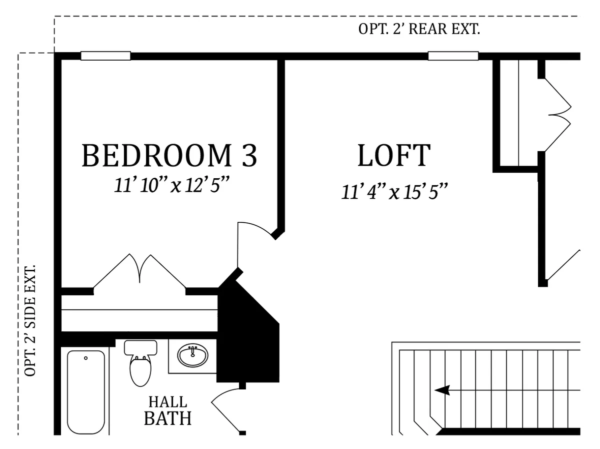 Opt. Loft | In Lieu of Bedroom #4