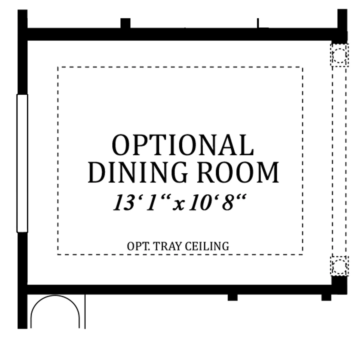 First Floor | Optional Dining Room