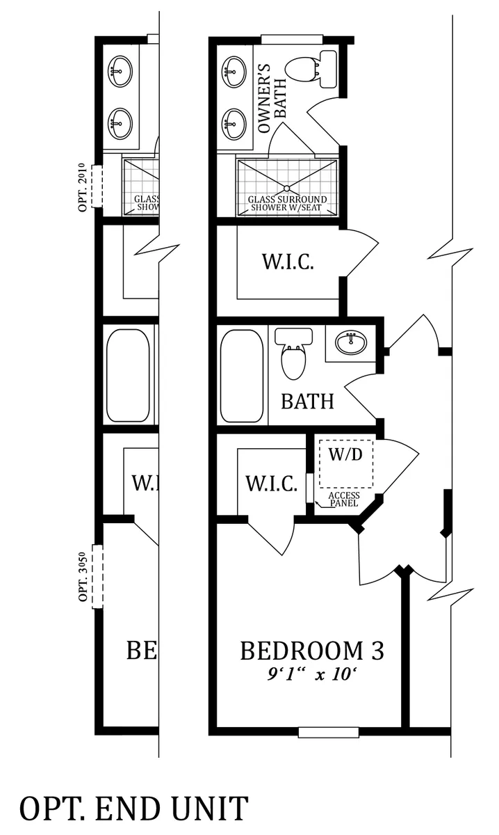 Second Floor | Alternate Owner's Bath