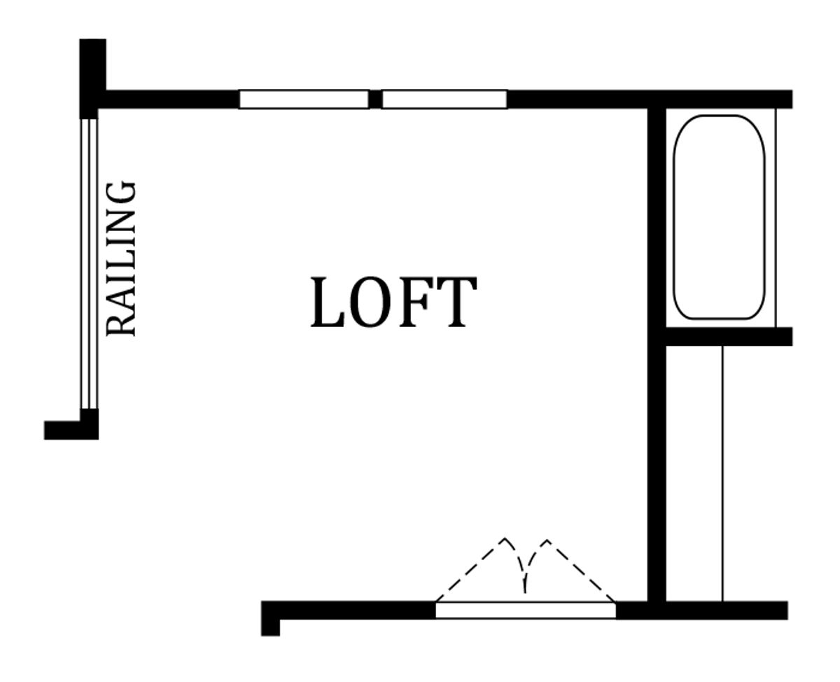 Optional Loft | In Lieu of Two Story Great Room