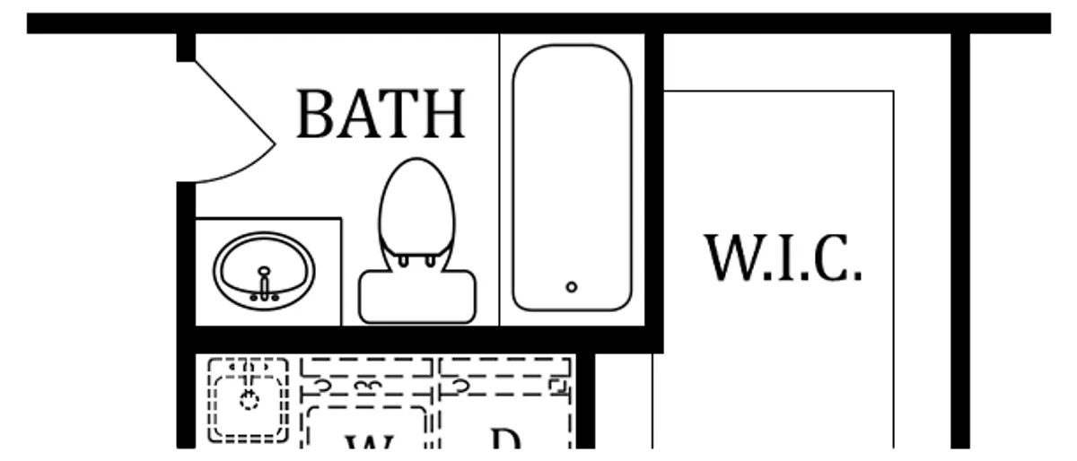 Second Floor | Optional 3rd Bath