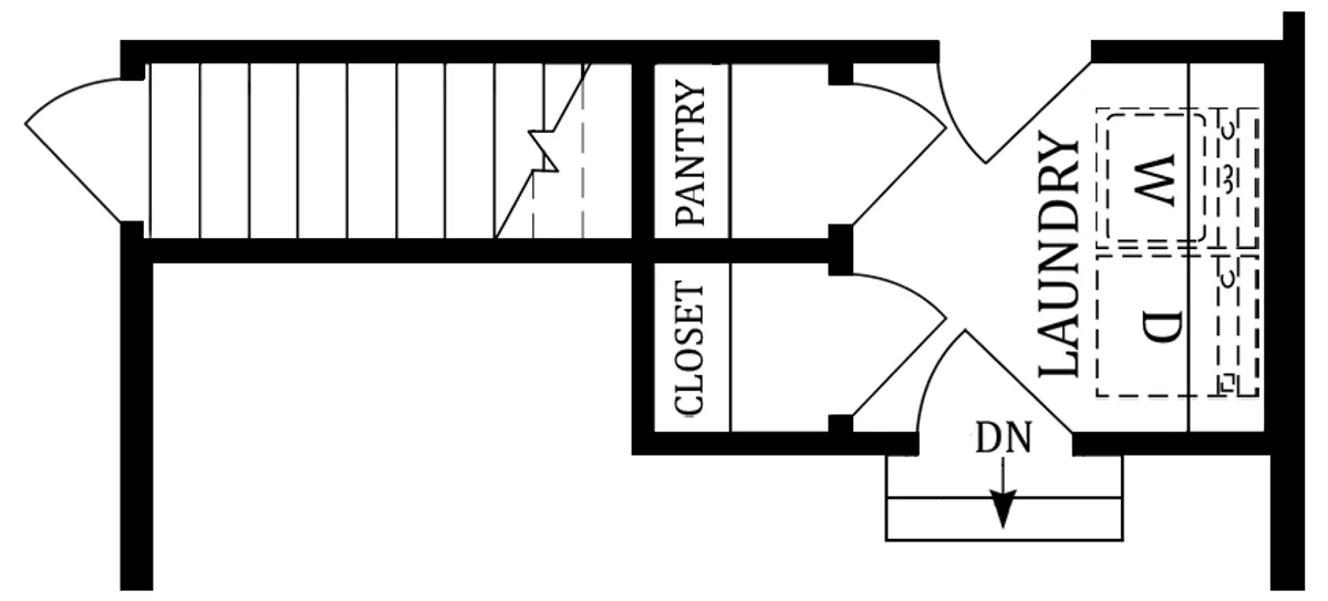 Optional Basement Stairway