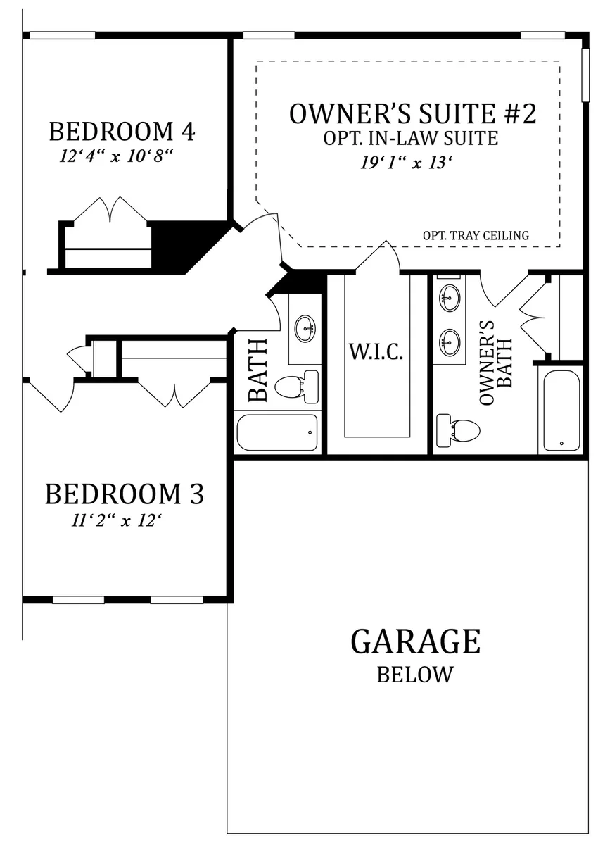 Optional Owner's Suite #2 (In-Law Suite)