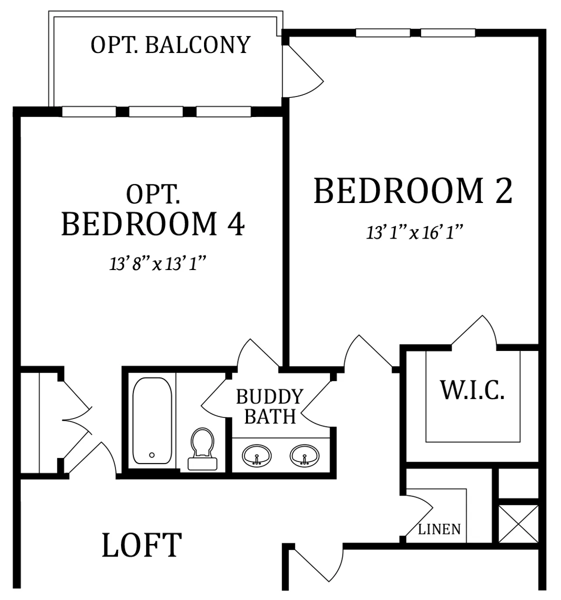 Optional Bedroom 4
