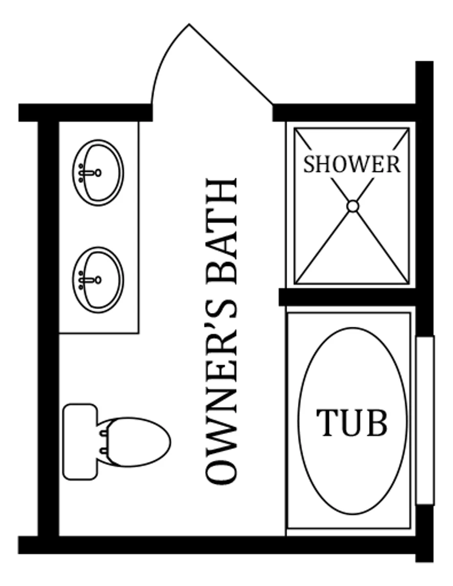 First Floor | Optional Super Owner's Bath