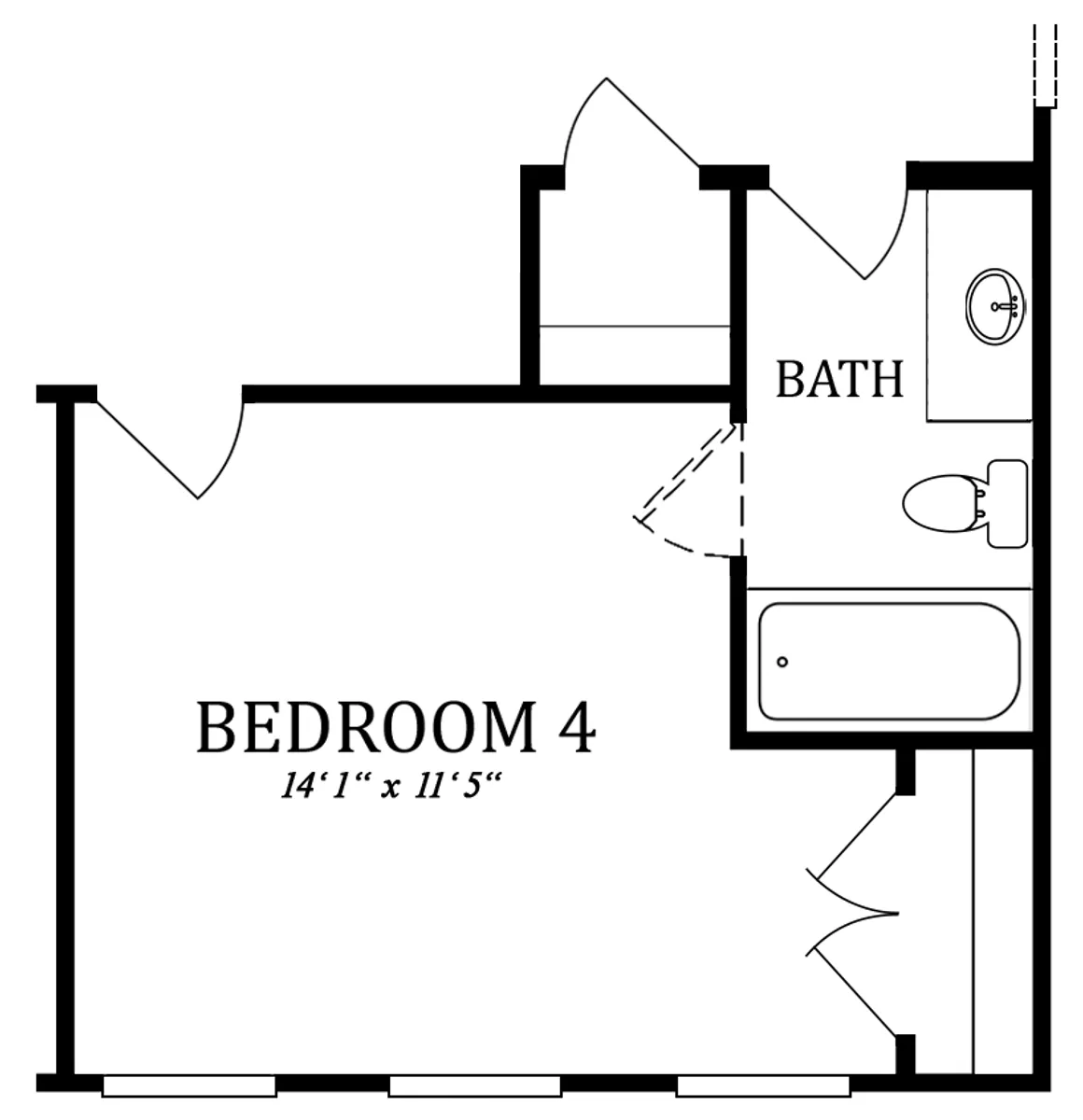 First Floor Plan | Optional 3rd Bath