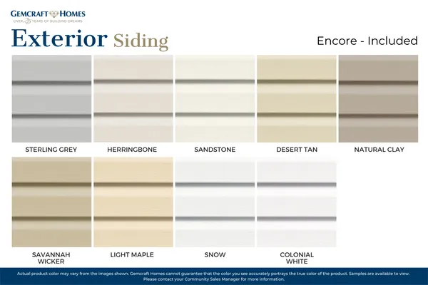 Exterior Siding Encore - Included