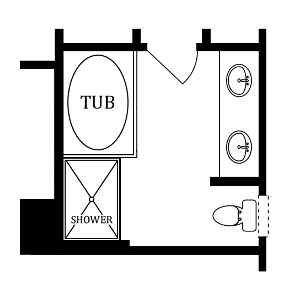First Floor Plan | Optional Super Owner's Bath