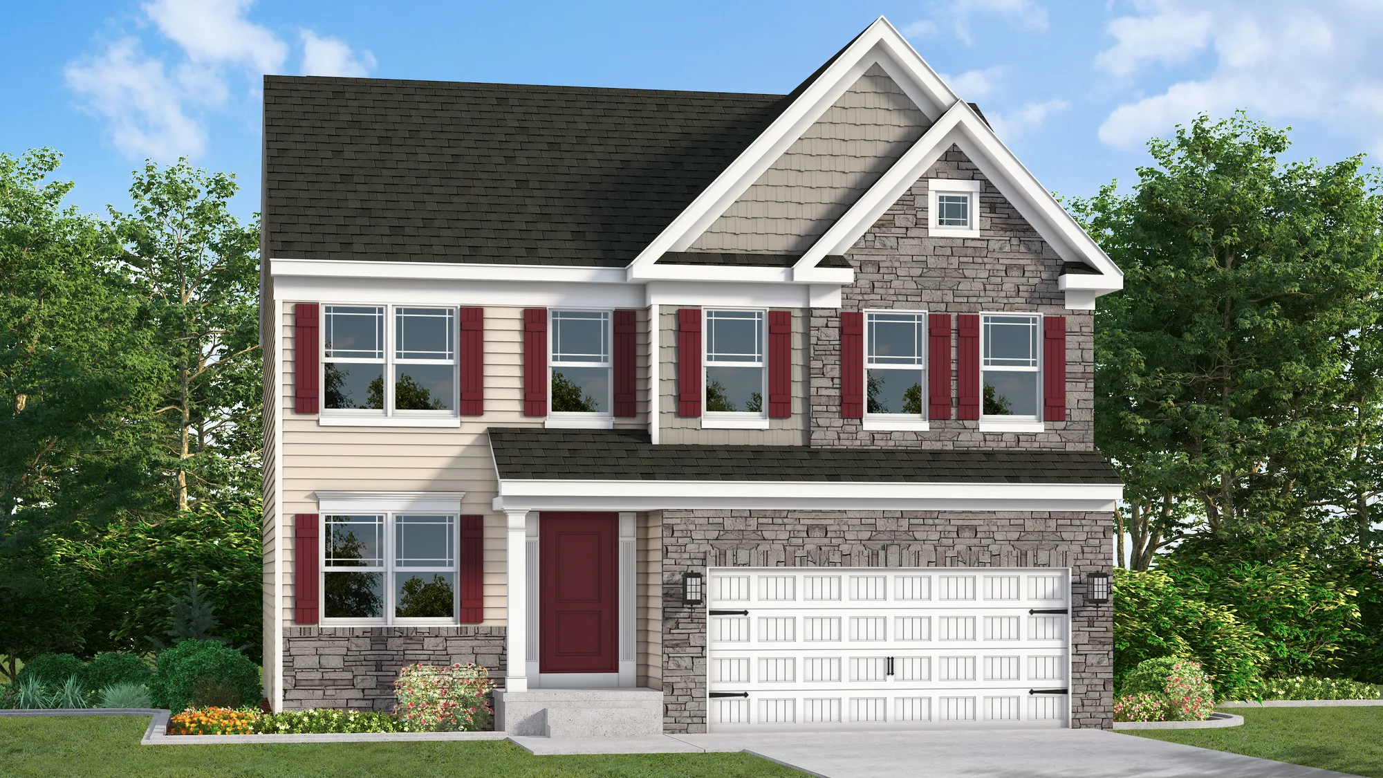 new home at pines at cherry hill by gemcraft homes