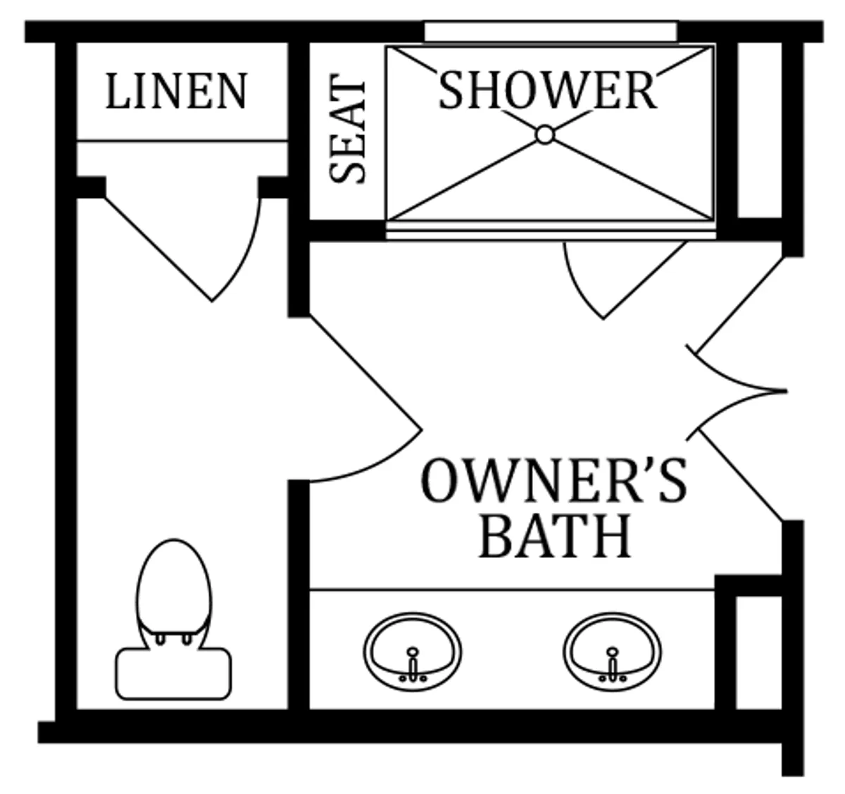 Opt. Second Floor | Optional Venetian Owner's Bath