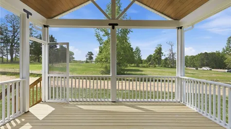 Screen Porch -Photos are representative examples of a completed home; actual selections will vary