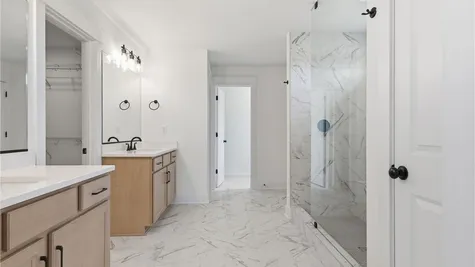 Primary Bathroom -Photos are representative examples of a completed home; actual selections will vary