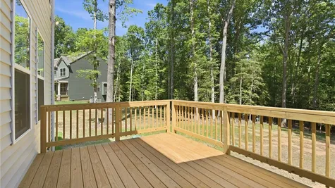 Deck - Photo represents the actual home