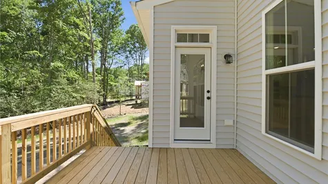 Deck - Photo represents the actual home
