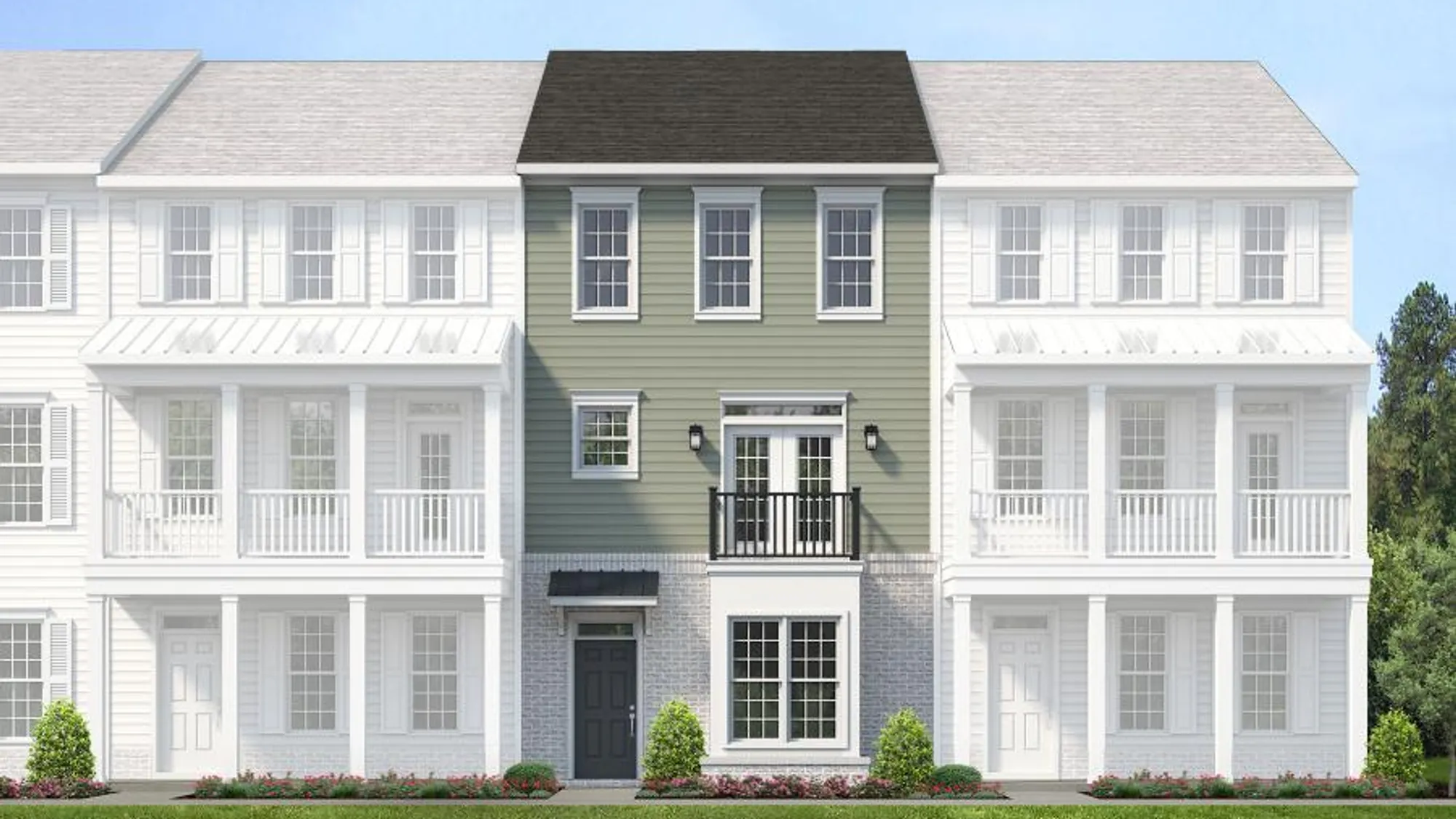 Davis I - Elevation Only Available In Cosby Village Townhomes