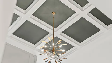 Augusta II Great Room Coffered Ceiling