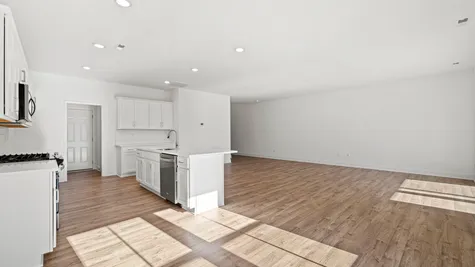Kitchen into Great Room