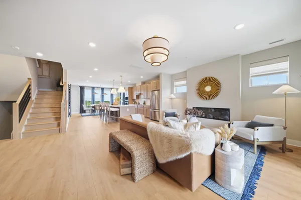 The Aspen II Model Home at The Aire at Westchester in Midlothian, VA - Great Room