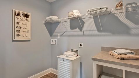 Bishops Park-Jefferson Model Home-Laundry Room