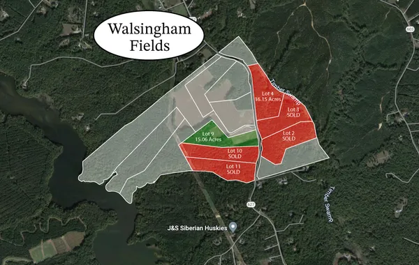 Walsingham Fields Site Map