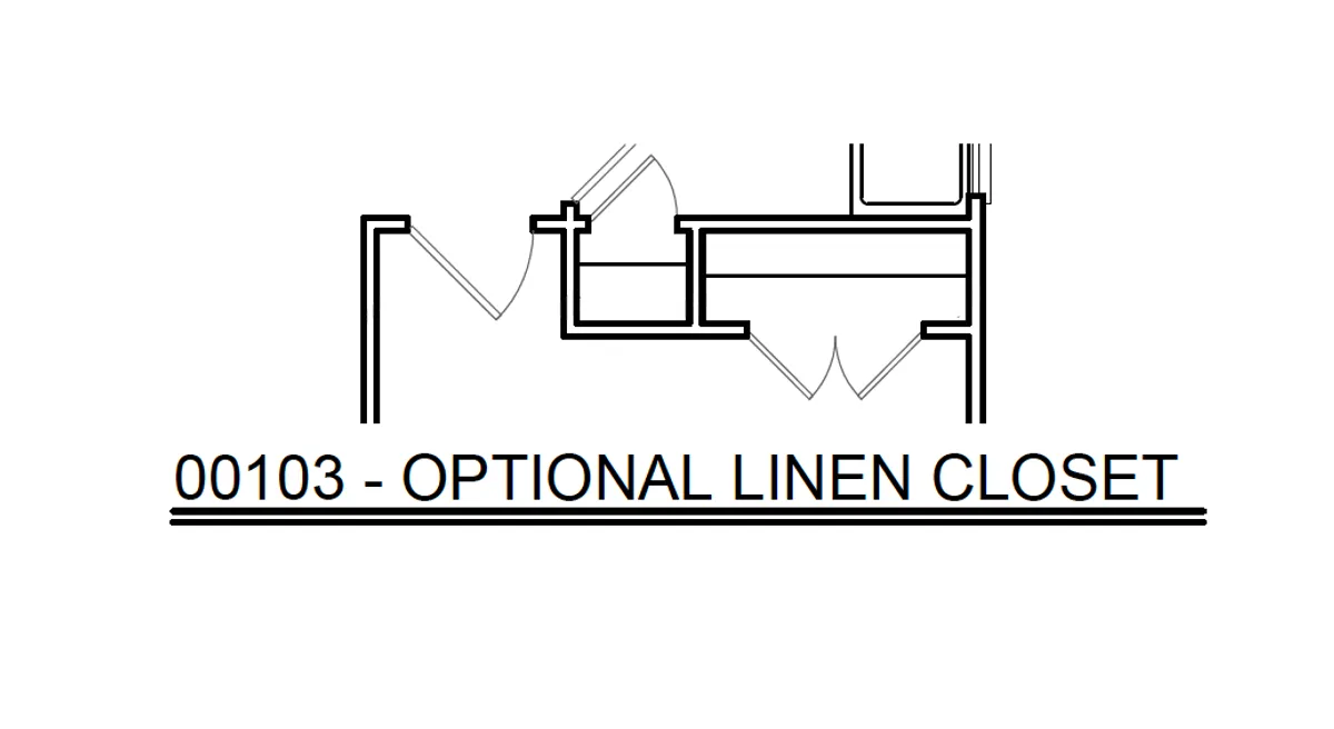 Robinson Optional First Floor Linen Closet