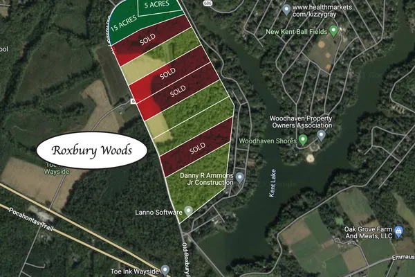 Roxbury Woods Site Map