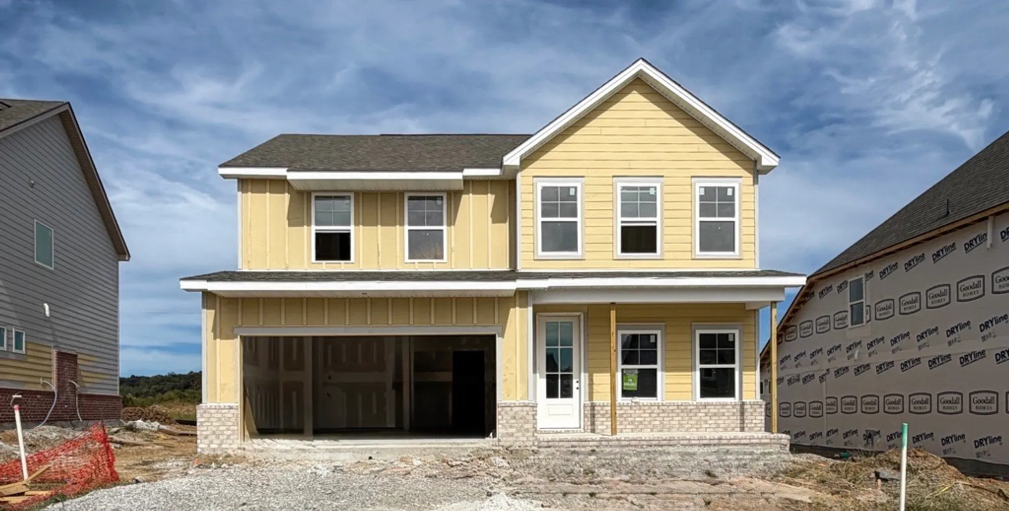 *Photo of actual home under construction Sept 2026. Home will be painted.
