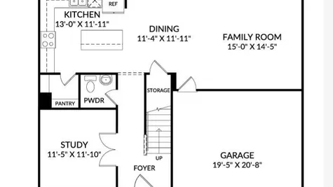 Melrose 4BR with Flex on Main - Main Flo