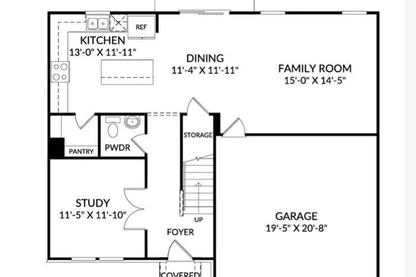 Melrose 4BR with Flex on Main - Main Flo