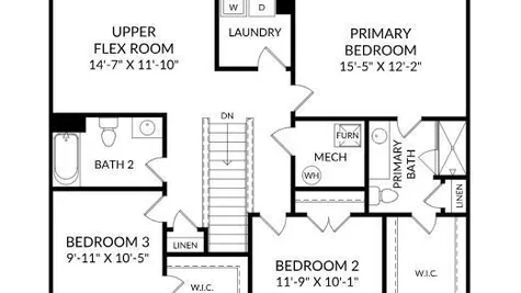 Teagan Upper Floor with Flex - 3BR