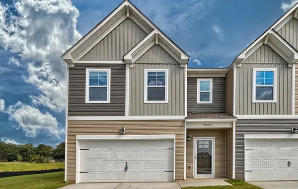 Meritage Front Exterior Townhomes as modeled at Pocalla Springs