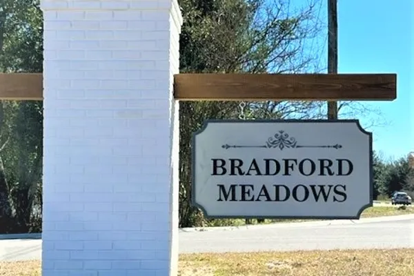 Bradford Meadows Sign