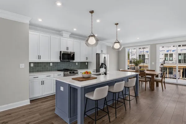 Image has been virtually staged to illustrate potential use of space. Furniture, décor, and finishes may not reflect the current condition of the home.