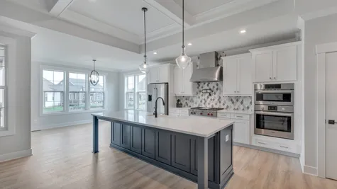 Kitchen with Optional Coffered Ceiling