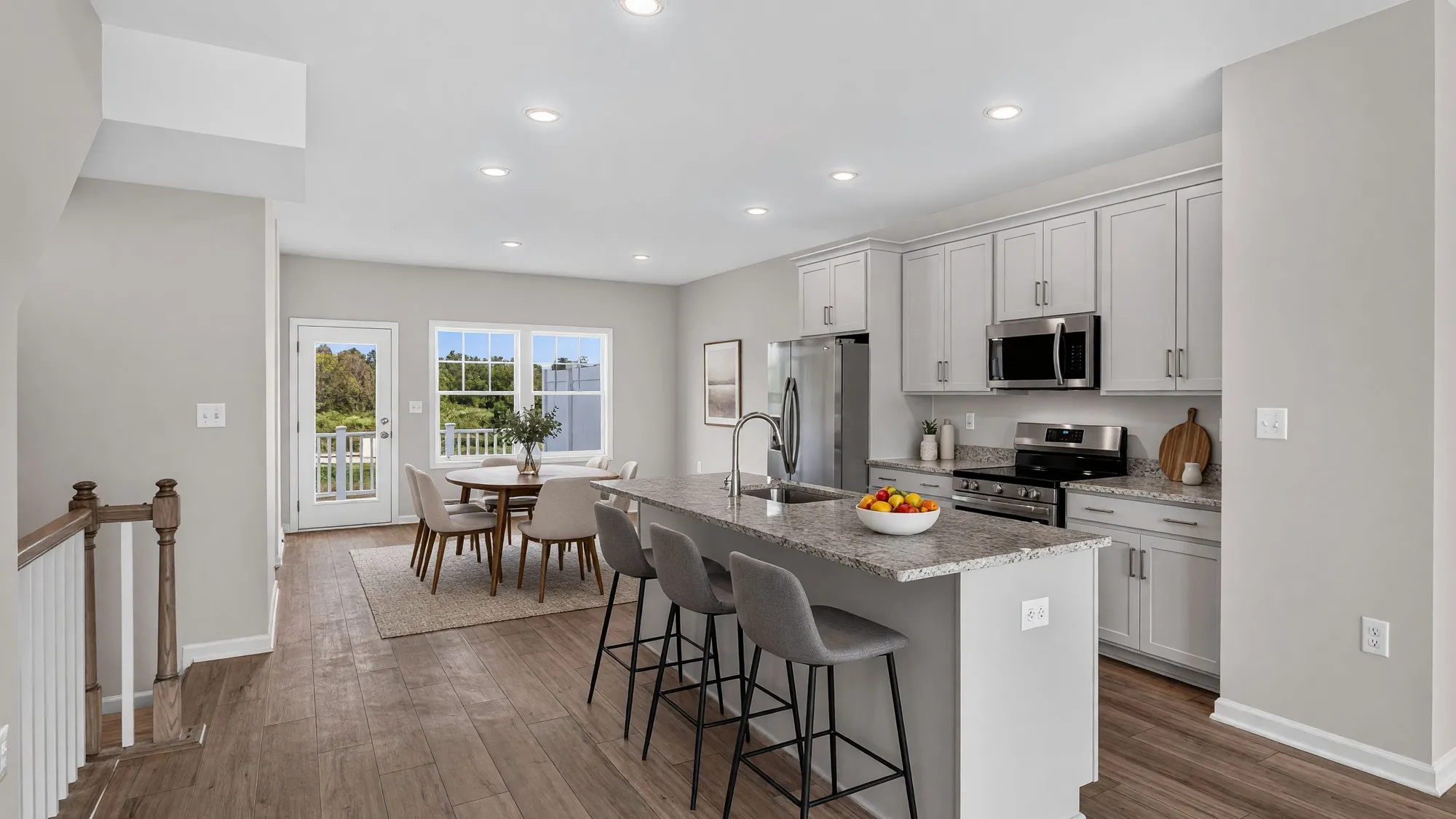 Image has been virtually staged to illustrate potential use of space. Furniture, décor, and finishes may not reflect the current condition of the home.