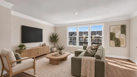 Image has been virtually staged to illustrate potential use of space. Furniture, décor, and finishes may not reflect the current condition of the home.