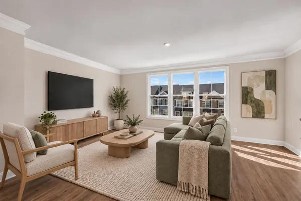 Image has been virtually staged to illustrate potential use of space. Furniture, décor, and finishes may not reflect the current condition of the home.