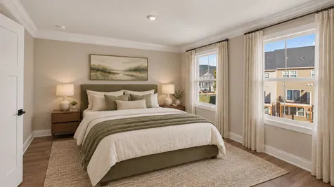 Image has been virtually staged to illustrate potential use of space. Furniture, décor, and finishes may not reflect the current condition of the home.
