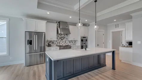 Kitchen with Optional Coffered Ceiling