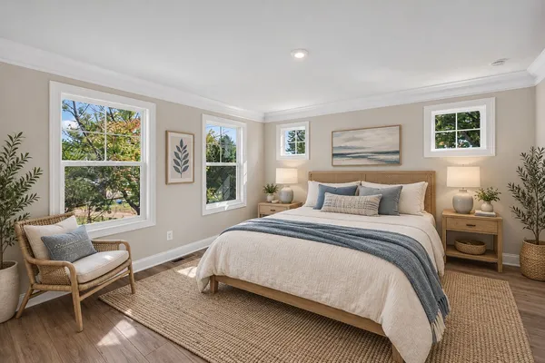 Image has been virtually staged to illustrate potential use of space. Furniture, décor, and finishes may not reflect the current condition of the home.