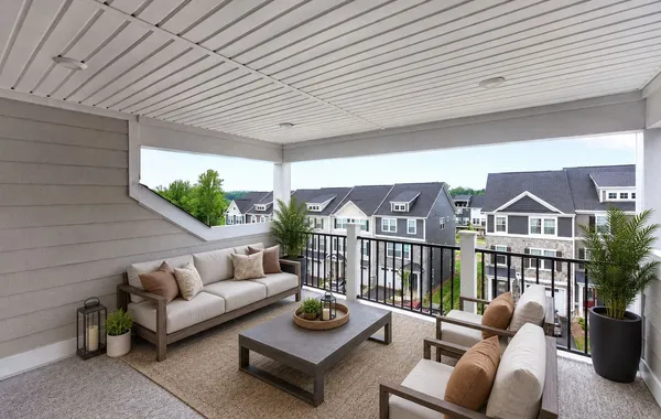 Image has been virtually staged to illustrate potential use of space. Furniture, décor, and finishes may not reflect the current condition of the home.