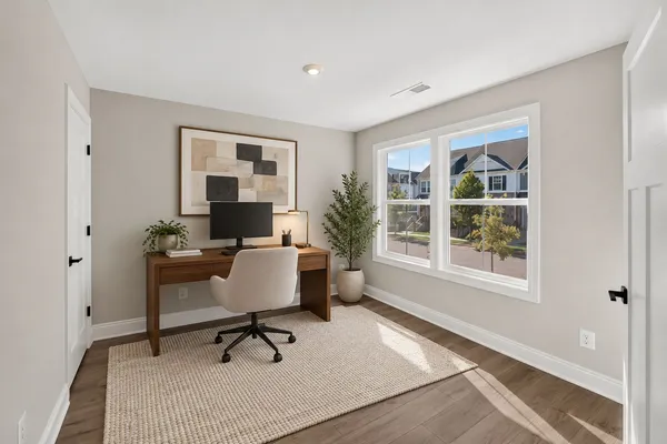 Image has been virtually staged to illustrate potential use of space. Furniture, décor, and finishes may not reflect the current condition of the home.