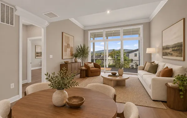 Image has been virtually staged to illustrate potential use of space. Furniture, décor, and finishes may not reflect the current condition of the home.