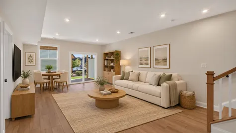 Image has been virtually staged to illustrate potential use of space. Furniture, décor, and finishes may not reflect the current condition of the home.
