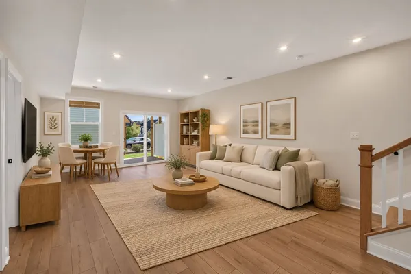 Image has been virtually staged to illustrate potential use of space. Furniture, décor, and finishes may not reflect the current condition of the home.