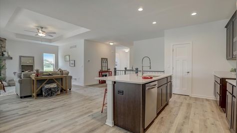 818 Bridlewood Drive, kitchen and great room