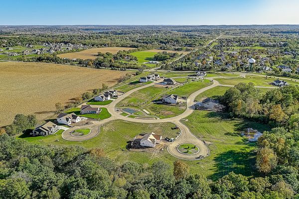 Aerial View of Overlook Trails, Hartland, WI - Halen Homes