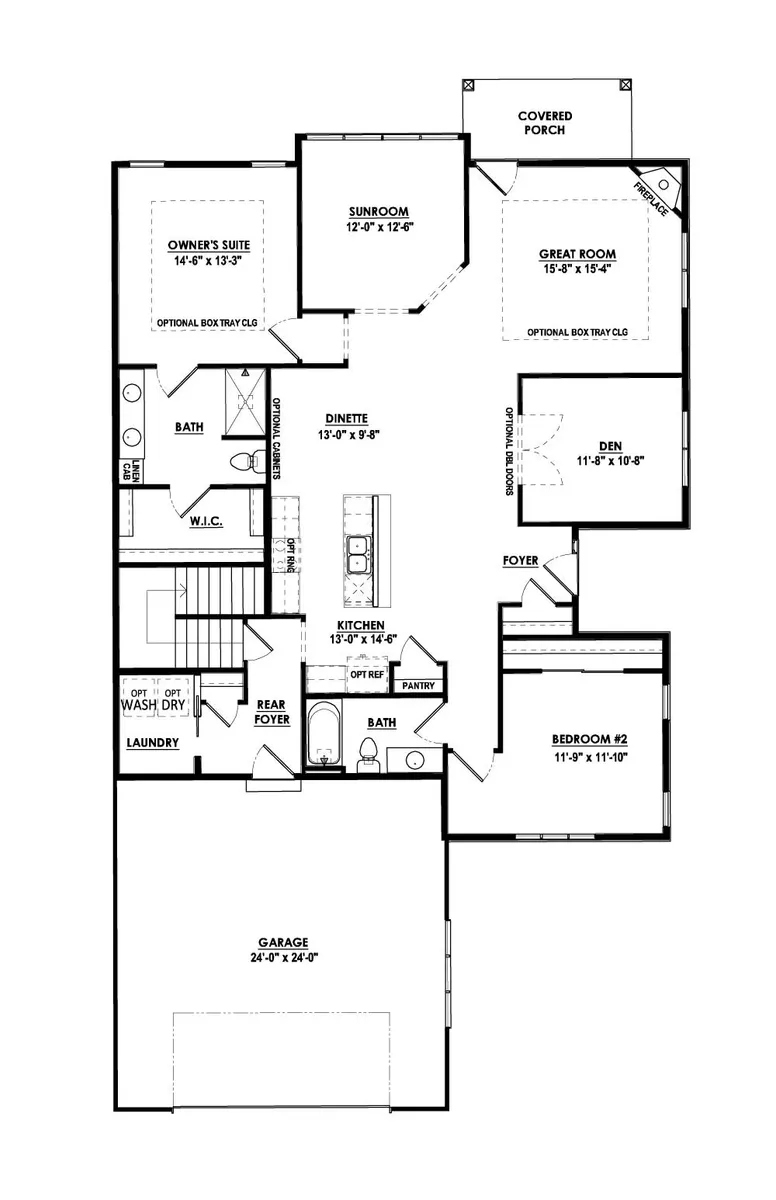The Breckenridge Condominium Floor Plan - Halen Homes